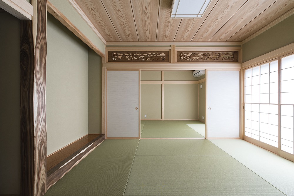 二間続きの和室